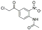 2-NITRO-4-(2-CHLOROACETYL)-ACETANILIDE Struktur