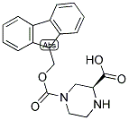 4-FMOC-PIPERAZINE-2-(S)-CARBOXYLIC ACID Struktur