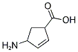 4-AMINO-CYCLOPENT-2-ENECARBOXYLIC ACID Struktur