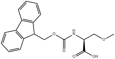 FMOC-(S)-2-AMINO-3-METHOXYPROPIONIC ACID Structure