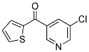 3-CHLORO-5-(2-THENOYL)PYRIDINE Struktur