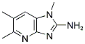 2-AMINO-1,5,6-TRIMETHYLIMIDAZO [4,5-B] PYRIDINE Struktur