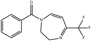 PHENYL[5-(TRIFLUOROMETHYL)-2,3-DIHYDRO-1H-1,4-DIAZEPIN-1-YL]METHANONE Struktur