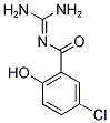 N''-(5-CHLORO-2-HYDROXYBENZOYL)GUANIDINE Struktur