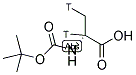 N-T-BOC-D-ALANINE, [2,3-3H] Struktur