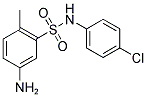 5-AMINO-N-(4-CHLORO-PHENYL)-2-METHYL-BENZENESULFONAMIDE Struktur