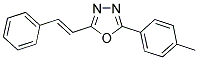 2-(4-METHYLPHENYL)-5-[(E)-2-PHENYLETHENYL]-1,3,4-OXADIAZOLE Struktur