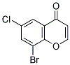 8-BROMO-6-CHLOROCHROMONE Struktur