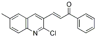 1-PHENYL-3-(2-CHLORO-6-METHYL-3-QUINOLINYL)-2-PROPEN-1-ONE Struktur