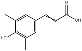 3,5-DIMETHYL-4-HYDROXYCINNAMIC ACID Struktur