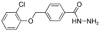 4-(2-CHLORO-PHENOXYMETHYL)-BENZOIC ACID HYDRAZIDE Struktur