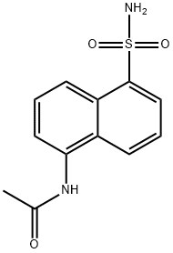 5-ACETAMIDONAPHTHALENE-1-SULFONAMIDE Struktur