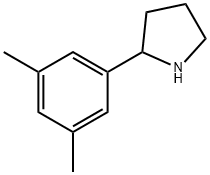 2-(3,5-DIMETHYLPHENYL)PYRROLIDINE Structure