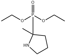 DIETHYL (2-METHYLPYRROLIDIN-2-YL)PHOSPHATE Struktur