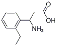 3-AMINO-3-(2-ETHYL-PHENYL)-PROPIONIC ACID Struktur