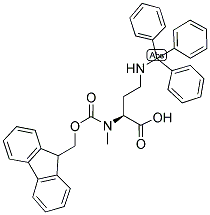 FMOC-MEASN(TRT)-OH Struktur