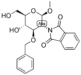 METHYL 3-O-BENZYL-2-DEOXY-2-N-PHTHALIMIDO-B-D-GLUCOPYRANOSIDE Struktur