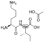 H-LYS-ILE-OH ACETATE SALT Struktur