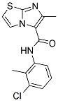 N-(3-CHLORO-2-METHYLPHENYL)-6-METHYLIMIDAZO[2,1-B][1,3]THIAZOLE-5-CARBOXAMIDE Struktur