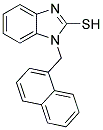 1-(1-NAPHTHYLMETHYL)-1H-BENZIMIDAZOLE-2-THIOL Struktur