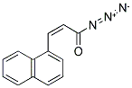 3-(1-NAPHTHYL)ACRYLOYL AZIDE Struktur