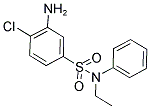 3-AMINO-4-CHLORO-N-ETHYL-N-PHENYL-BENZENESULFONAMIDE Struktur