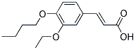 3-(4-BUTOXY-3-ETHOXY-PHENYL)-ACRYLIC ACID Struktur