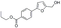 PROPYL 4-[5-(HYDROXYMETHYL)-2-FURYL]BENZOATE Struktur