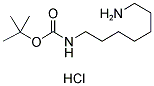 BOC-DIAMINOHEPTANE HCL Struktur