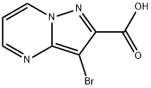 3-BROMOPYRAZOLO[1,5-A]PYRIMIDINE-2-CARBOXYLIC ACID Struktur