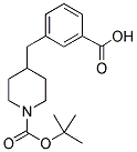 3-((1-(TERT-BUTOXYCARBONYL)PIPERIDIN-4-YL)METHYL)BENZOIC ACID Struktur