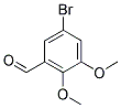 5-BROMO-2,3-DIMETHOXYBENZALDEHYDE Structure