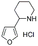 2-(3-FURYL) PIPERIDINE HYDROCHLORIDE Struktur