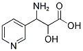 3-AMINO-2-HYDROXY-3-PYRIDIN-3-YL-PROPIONIC ACID Struktur