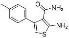 2-AMINO-4-P-TOLYL-THIOPHENE-3-CARBOXYLIC ACID AMIDE Struktur