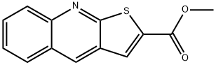 METHYL THIENO[2,3-B]QUINOLINE-2-CARBOXYLATE Struktur