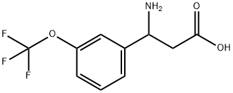 3-AMINO-3-(3-TRIFLUOROMETHOXY-PHENYL)-PROPIONIC ACID Struktur