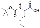 BOC-2-AMINO-3-ETHOXYPROPIONIC ACID Struktur