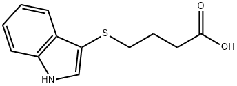 4-(1H-INDOL-3-YLSULFANYL)-BUTYRIC ACID Struktur