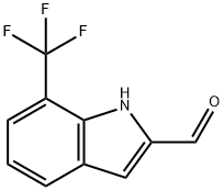 7-(TRIFLUOROMETHYL)-1H-INDOLE-2-CARBOXYLIC ACID Struktur