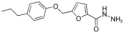 5-(4-PROPYL-PHENOXYMETHYL)-FURAN-2-CARBOXYLIC ACID HYDRAZIDE Struktur