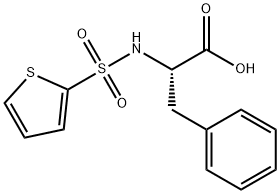 3-PHENYL-2-(THIOPHENE-2-SULFONYLAMINO)-PROPIONIC ACID Struktur