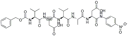 Z-VAL-ASP-VAL-ALA-ASP-PNA Struktur