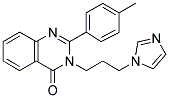 3-[3-(1H-IMIDAZOL-1-YL)PROPYL]-2-(4-METHYLPHENYL)QUINAZOLIN-4(3H)-ONE Struktur