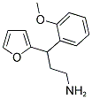 3-FURAN-2-YL-3-(2-METHOXY-PHENYL)-PROPYLAMINE Struktur