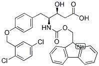 FMOC-(3S,4S)AHP(CL 2-BZL)PA-OH Struktur