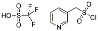 (3-PYRIDYLMETHYL)SULFONYL CHLORIDE TRIFLATE Struktur