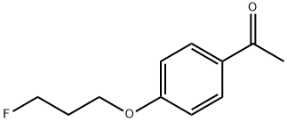 1-[4-(3-FLUOROPROPOXY)PHENYL]-1-ETHANONE Struktur