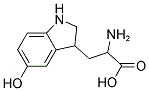 2-AMINO-3-(5-HYDROXY-2,3-DIHYDRO-1H-INDOL-3-YL)-PROPIONIC ACID Struktur