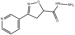 3-(3-PYRIDINYL)-4,5-DIHYDRO-5-ISOXAZOLECARBOHYDRAZIDE Struktur